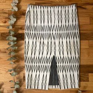 ZARA Pencil Skirt with slit